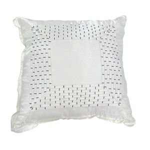 HOTEL COLLECTION MACYS FINEST BEADED SHIMMER WHITE LUXURY PILLOW